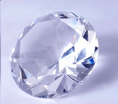 Glasdiamant 8cm klar