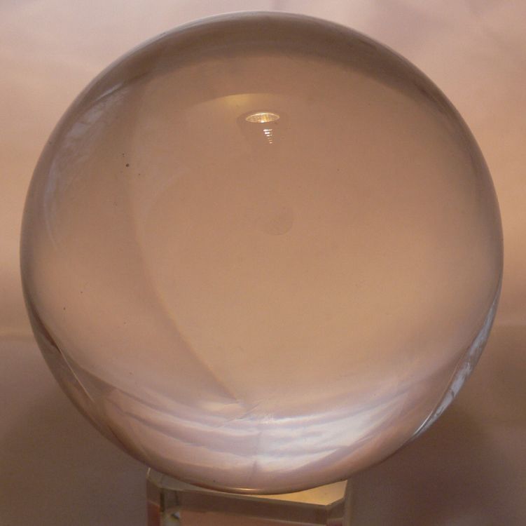 Glaskugel 8cm klar - Standardqualität