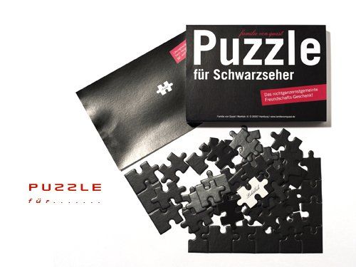 Puzzle für Schwarzseher von familie von quast
