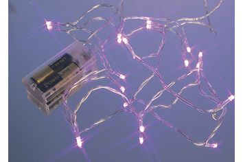 LED-Minilichterkette 10tlg. Pink