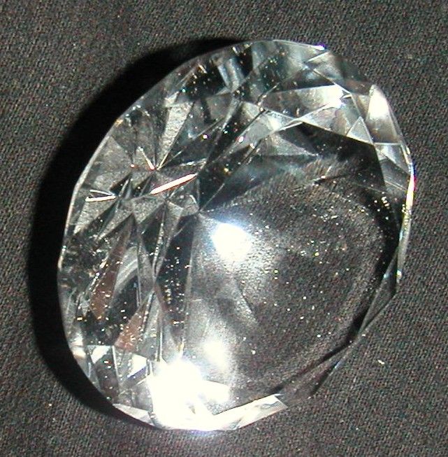 Glasdiamant 6cm klar