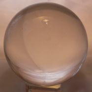Glaskugel 8cm klar - Standardqualität
