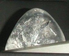 Polierter Bergkristall für LED rund