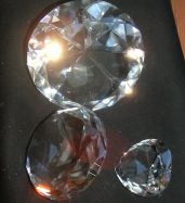 Glasdiamant 10cm klar